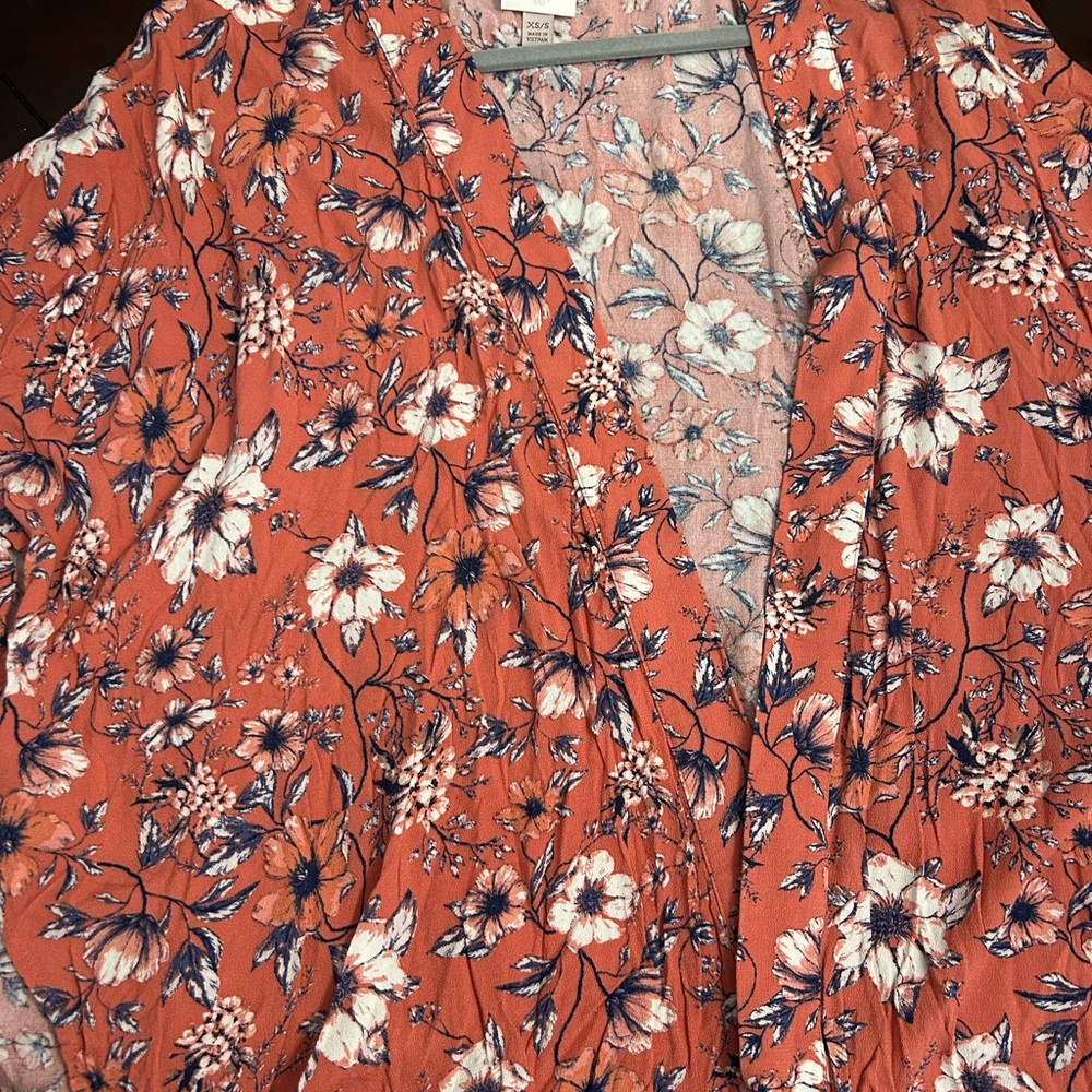 Knox Rose Pink Floral Kimono